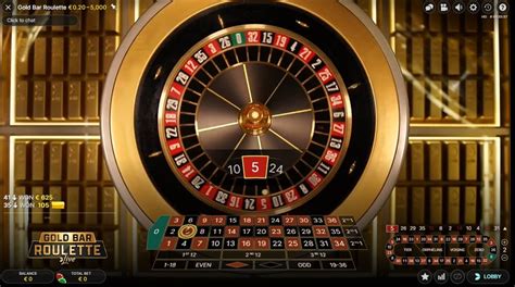Gold Bar Roulette Live .